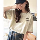 アイボリー | ゆるっとカジュアルに。半袖リンガーフロッキーテニスTシャツ | Classical Elf