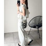 一枚で着映える♪異素材ドッキングアシメトリーラッフルデザインフレンチスリーブカッ… | Classical Elf | 詳細画像7