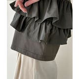 一枚で着映える♪異素材ドッキングアシメトリーラッフルデザインフレンチスリーブカッ… | Classical Elf | 詳細画像28