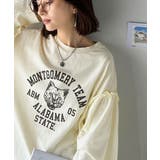 レディなヴィンテージスタイル。綿100％カレッジピグメント袖フリルTシャツ | Classical Elf  | 詳細画像19 