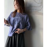 レディなヴィンテージスタイル。綿100％カレッジピグメント袖フリルTシャツ | Classical Elf  | 詳細画像35 