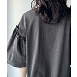 レディなヴィンテージスタイル。綿100％カレッジピグメント袖フリルTシャツ | Classical Elf  | 詳細画像43 