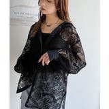 上品な透け感×大人カジュアル。レースオーバーサイズシャツブラウス（長袖） | Classical Elf  | 詳細画像13 