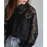 上品な透け感×大人カジュアル。レースオーバーサイズシャツブラウス（長袖） | Classical Elf  | 詳細画像21 