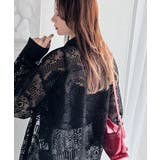 上品な透け感×大人カジュアル。レースオーバーサイズシャツブラウス（長袖） | Classical Elf  | 詳細画像22 