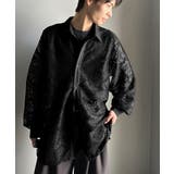 上品な透け感×大人カジュアル。レースオーバーサイズシャツブラウス（長袖） | Classical Elf  | 詳細画像23 