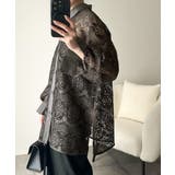 上品な透け感×大人カジュアル。レースオーバーサイズシャツブラウス（長袖） | Classical Elf  | 詳細画像31 