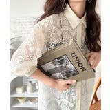 上品な透け感×大人カジュアル。レースオーバーサイズシャツブラウス（長袖） | Classical Elf  | 詳細画像3 