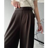 穿くだけで即キレイ見え。サイドベルトデザイン3タックストレッチスラックスパンツ | Classical Elf | 詳細画像38