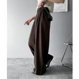 穿くだけで即キレイ見え。サイドベルトデザイン3タックストレッチスラックスパンツ | Classical Elf | 詳細画像39