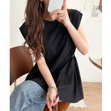 1枚でサマになるキレイめカジュアル。無地異素材ドッキングペプラムショートフレンチ… | Classical Elf | 詳細画像11