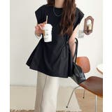 1枚でサマになるキレイめカジュアル。無地異素材ドッキングペプラムショートフレンチ… | Classical Elf | 詳細画像14