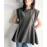 1枚でサマになるキレイめカジュアル。無地異素材ドッキングペプラムショートフレンチ… | Classical Elf | 詳細画像18