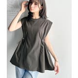 1枚でサマになるキレイめカジュアル。無地異素材ドッキングペプラムショートフレンチ… | Classical Elf | 詳細画像20