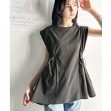 1枚でサマになるキレイめカジュアル。無地異素材ドッキングペプラムショートフレンチ… | Classical Elf | 詳細画像21