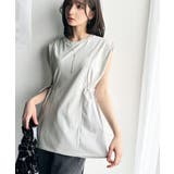 1枚でサマになるキレイめカジュアル。無地異素材ドッキングペプラムショートフレンチ… | Classical Elf | 詳細画像28