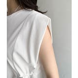 1枚でサマになるキレイめカジュアル。無地異素材ドッキングペプラムショートフレンチ… | Classical Elf | 詳細画像36