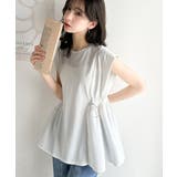 1枚でサマになるキレイめカジュアル。無地異素材ドッキングペプラムショートフレンチ… | Classical Elf | 詳細画像5