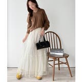 ふわっと軽やか◎メランジ調Vネックニットプルオーバー（長袖） | Classical Elf  | 詳細画像30 