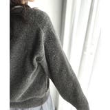 ふわっと軽やか◎メランジ調Vネックニットプルオーバー（長袖） | Classical Elf  | 詳細画像53 