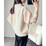 ふんわり＆もっちりな肌ざわり。襟付きラグランスリーブニットプルオーバー（長袖） | Classical Elf  | 詳細画像7 