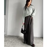 ふんわり＆もっちりな肌ざわり。襟付きラグランスリーブニットプルオーバー（長袖） | Classical Elf  | 詳細画像9 