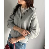 ふんわり＆もっちりな肌ざわり。襟付きラグランスリーブニットプルオーバー（長袖） | Classical Elf  | 詳細画像12 