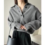 ふんわり＆もっちりな肌ざわり。襟付きラグランスリーブニットプルオーバー（長袖） | Classical Elf  | 詳細画像16 