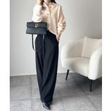 ふんわり＆もっちりな肌ざわり。襟付きラグランスリーブニットプルオーバー（長袖） | Classical Elf  | 詳細画像3 