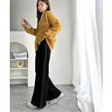 個性と美シルエットの共演。サイドホックデザインリブニットパンツ | Classical Elf | 詳細画像8