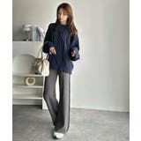 個性と美シルエットの共演。サイドホックデザインリブニットパンツ | Classical Elf | 詳細画像13