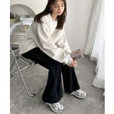 個性と美シルエットの共演。サイドホックデザインリブニットパンツ | Classical Elf | 詳細画像5