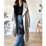 首元の抜けで細見え。インナーにも使える万能トップス♪配色ラインデザイン衿付きリブ… | Classical Elf  | 詳細画像17 