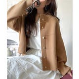 Classical Elf （クラシカルエルフ） | シンプルで洗練されたデザインが魅力！サイドドロスト比翼ニットブルゾン