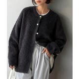 絶妙な配色がお洒落心をくすぐる!ダブルフェイスフェザーカーディガン | Classical Elf | 詳細画像6