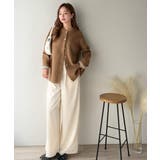 絶妙な配色がお洒落心をくすぐる!ダブルフェイスフェザーカーディガン | Classical Elf | 詳細画像13