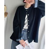 絶妙な配色がお洒落心をくすぐる!ダブルフェイスフェザーカーディガン | Classical Elf | 詳細画像27