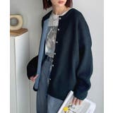 絶妙な配色がお洒落心をくすぐる!ダブルフェイスフェザーカーディガン | Classical Elf | 詳細画像29