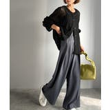 ふんわり×ゆるっと。前後２way針抜きリブ編みカーディガン（長袖） | Classical Elf  | 詳細画像13 