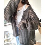 ふんわり×ゆるっと。前後２way針抜きリブ編みカーディガン（長袖） | Classical Elf  | 詳細画像20 