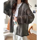 ふんわり×ゆるっと。前後２way針抜きリブ編みカーディガン（長袖） | Classical Elf  | 詳細画像22 