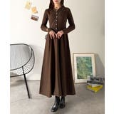 一枚で上品なラク可愛いが完成！ウエストリボンニットワンピース（ロング丈） | Classical Elf  | 詳細画像11 