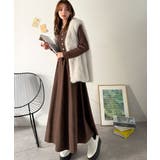 一枚で上品なラク可愛いが完成！ウエストリボンニットワンピース（ロング丈） | Classical Elf  | 詳細画像19 