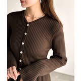 一枚で上品なラク可愛いが完成！ウエストリボンニットワンピース（ロング丈） | Classical Elf  | 詳細画像22 