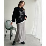 微光沢素材が叶える大人の余裕。ウエスト2wayふんわり楊柳プリーツスカート(ロン… | Classical Elf | 詳細画像22