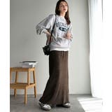 微光沢素材が叶える大人の余裕。ウエスト2wayふんわり楊柳プリーツスカート(ロン… | Classical Elf | 詳細画像34