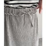 微光沢素材が叶える大人の余裕。ウエスト2wayふんわり楊柳プリーツスカート(ロン… | Classical Elf | 詳細画像40