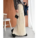 微光沢素材が叶える大人の余裕。ウエスト2wayふんわり楊柳プリーツスカート(ロン… | Classical Elf | 詳細画像3