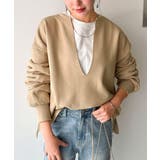 暖かさもこなれ感も、一枚で“洒落見え”。深Vネック裏起毛プルオーバー（長袖） | Classical Elf  | 詳細画像24 