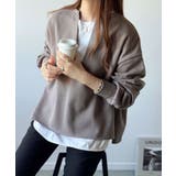 暖かさもこなれ感も、一枚で“洒落見え”。深Vネック裏起毛プルオーバー（長袖） | Classical Elf  | 詳細画像38 